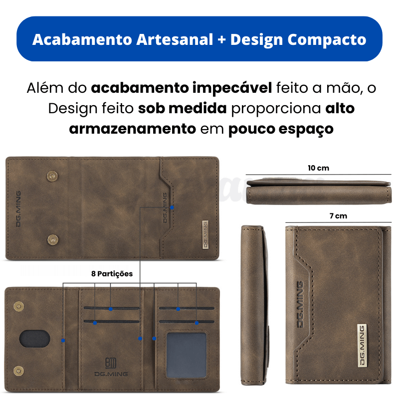 Capa carteira para iPhone - Levaura