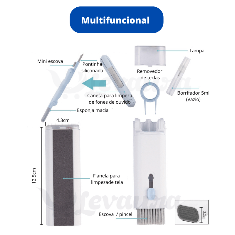 Limpador 7 em 1 - Levaura