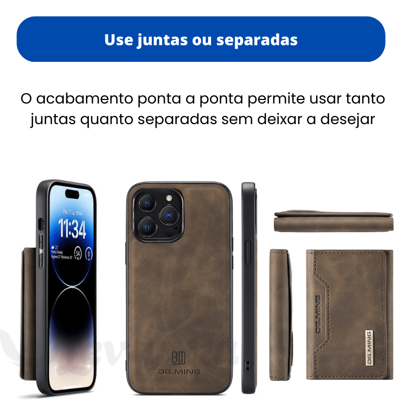 Capa carteira para iPhone - Levaura