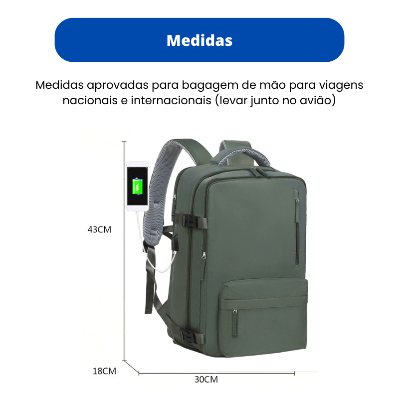 Mochila para viagem - Levaura