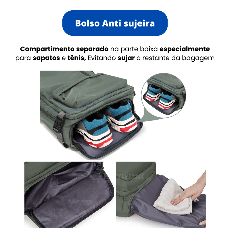 Mochila para viagem - Levaura