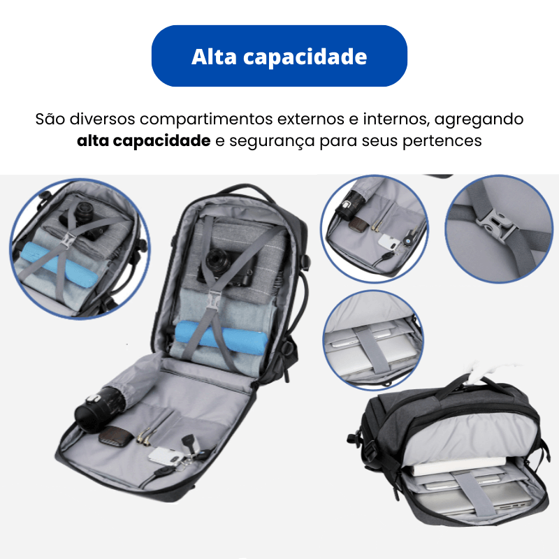 Mochila viagem- Levaura