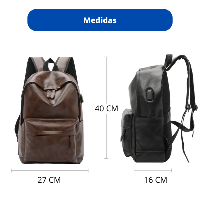 Mochila couro - Levaura