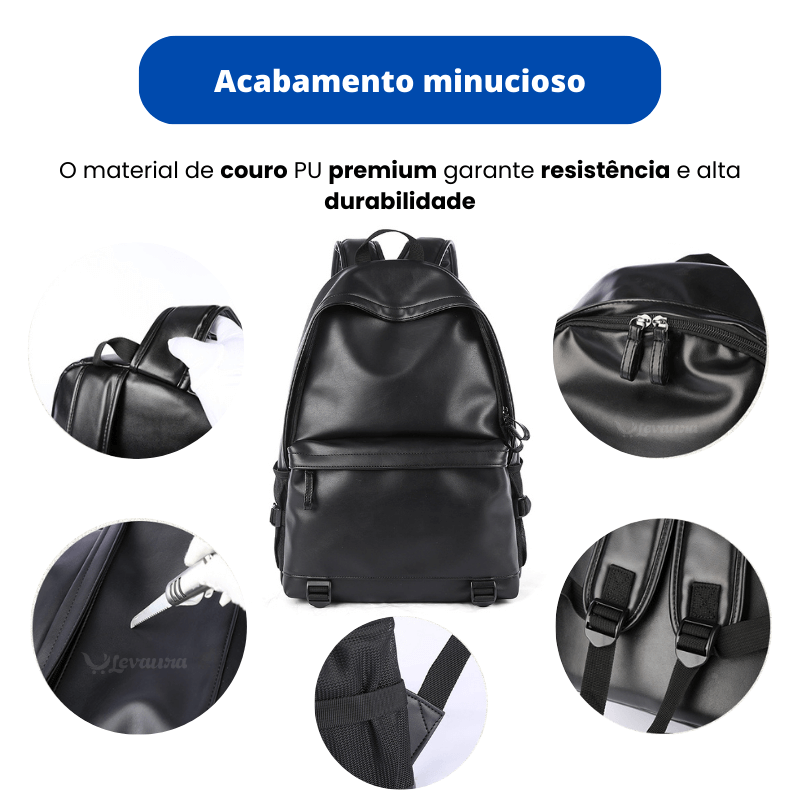 Mochila de couro - Levaura