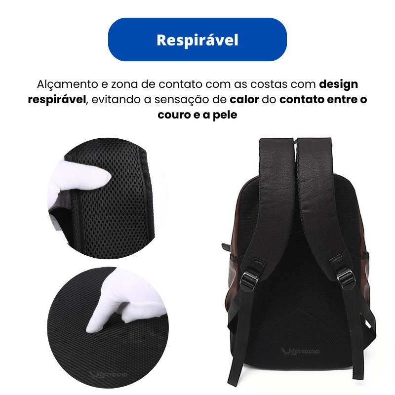 Mochila de Couro - Levaura