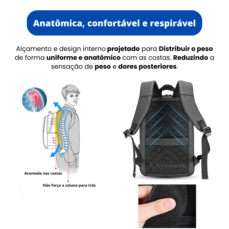 Mochila impermeável - Levaura