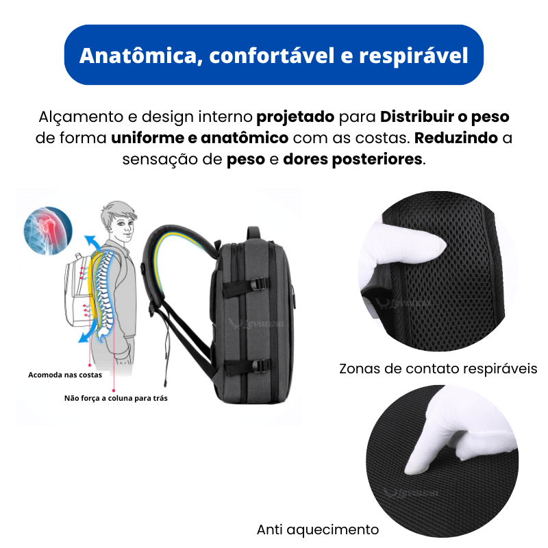 Mochila impermeável mala - Levaura