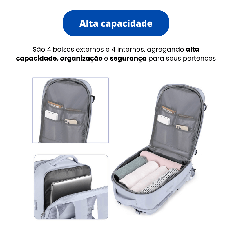 Mochila para viagem - Levaura