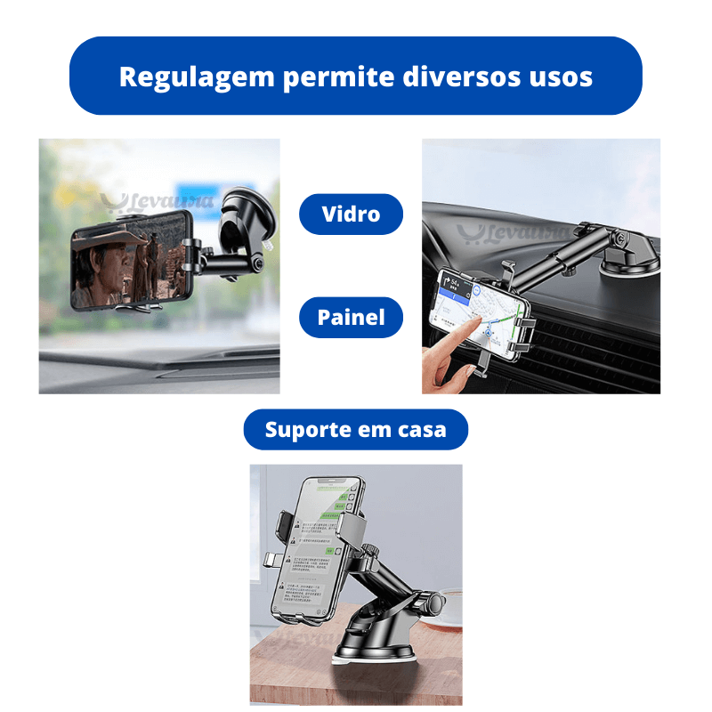 Suporte para celular veicular - Levaura